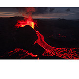  Iceland, Volcanic eruption, Active volcano, Magma