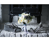   Wedding, Shoes, Bridal Bouquet