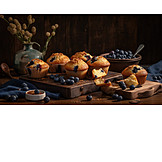   Muffin, Blueberry muffin