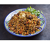   Oriental Cuisine, Rice Dish, Pilaf