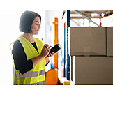   Logistics, Warehouse, Staff, Incoming Goods