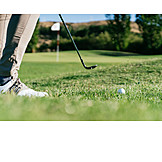   Golfball, Golfen, Golfrasen