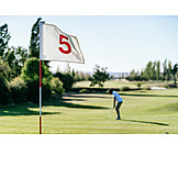   Flag, 5, Golf
