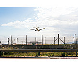   Flugzeug, Flughafen, Landebahn
