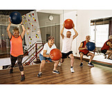   Active Seniors, Gym, Weightlifting, Sports Group, Active Senior