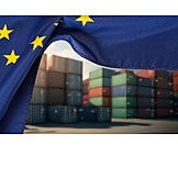   Handel, Container, Eu, Import, Export