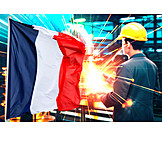   Wirtschaft, Produktion, Frankreich