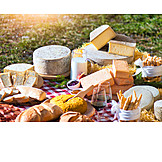  Picnic, Cheese Platter, Italian Cuisine