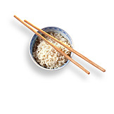   Asian Cuisine, Rice, Chopsticks