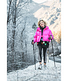   Nordic Walking, Aktive Seniorin