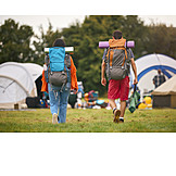   Camping, Festivalbesucher