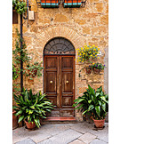   House, Door, Tuscany