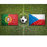   Soccer, European Championship, Portugal, Czech Republic