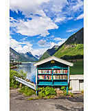   Norwegen, Bücherschrank